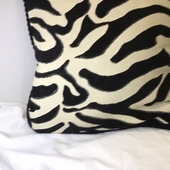 🖤 Zebra Print Accent Pillow – Bold & Stylish Decor 🖤 - Picture 2 of 3